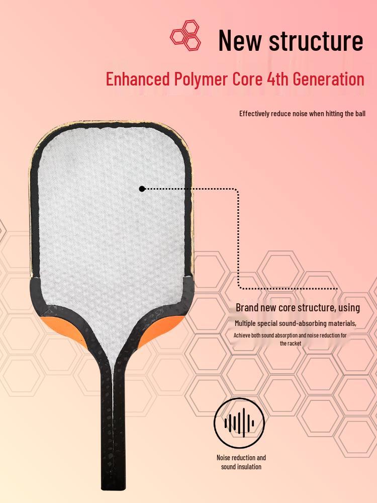 Carbon Fiber Pickleball Paddle - Agassi Style Set