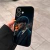 Movie P-Peaky-S B-Blinders Phone Case For IPhone 17 16 15 14 13 12 11 Pro Max Plus Mini Soft Black Cover