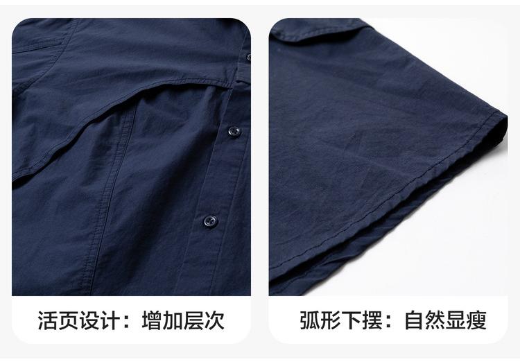 Left West Children's Wear Boys' Cotton Shirt Spring Thin Coat 2026 New Children's Shirt Breathable and Comfortable Top