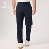 HAZZYS Men's Cotton Straight-Leg Workwear Casual Trousers