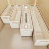 1 szt.-Regulowany organizer do szafy na skarpetki, bieliznę, pudełko do przechowywania, pudełko do przechowywania, wysuwane pudełko do przechowywania w szafce kuchennej, pudełko do przechowywania w szufladzie