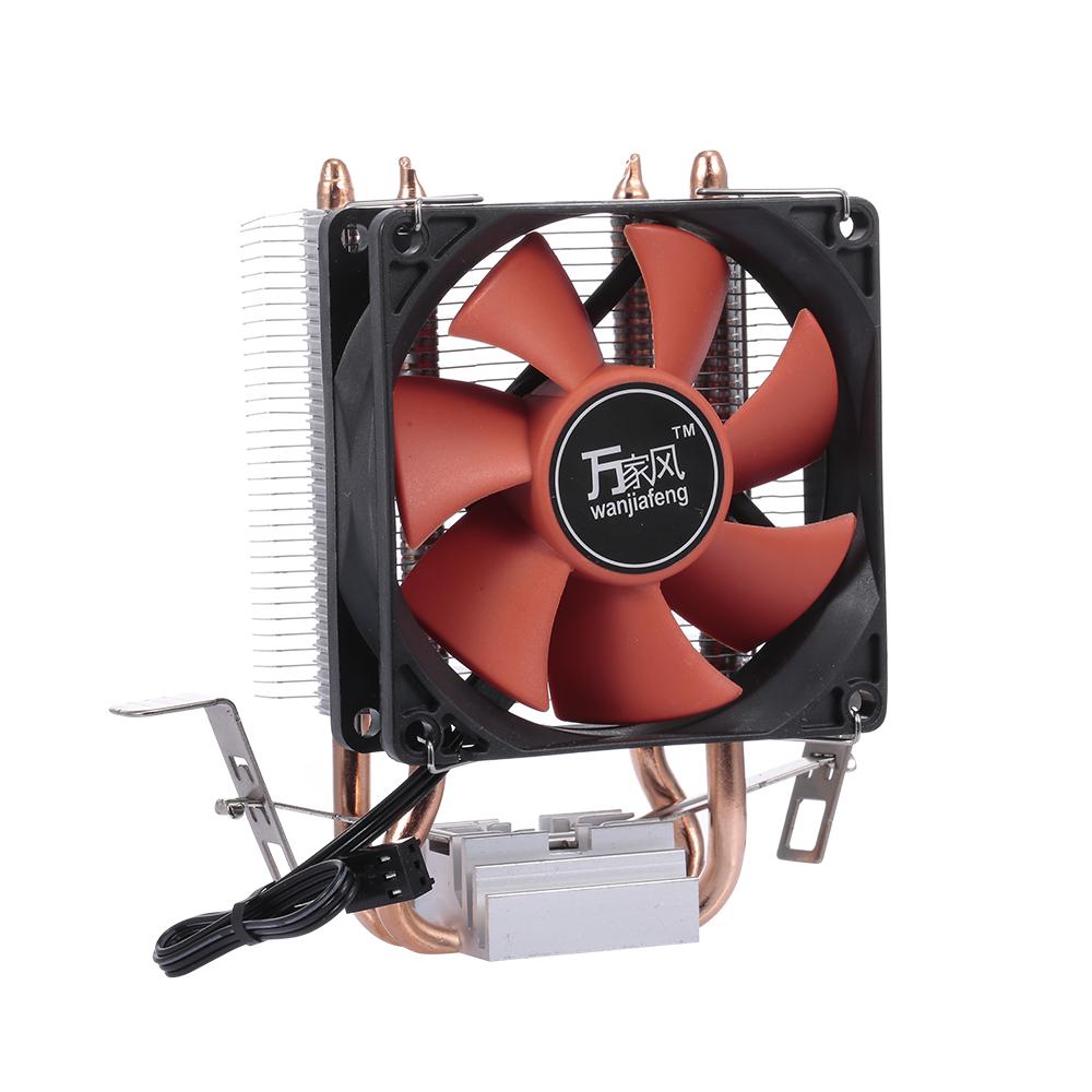 Buy Hydraulic CPU Cooler Heatpipe Fans Quiet Dual Tube Heatsink ...