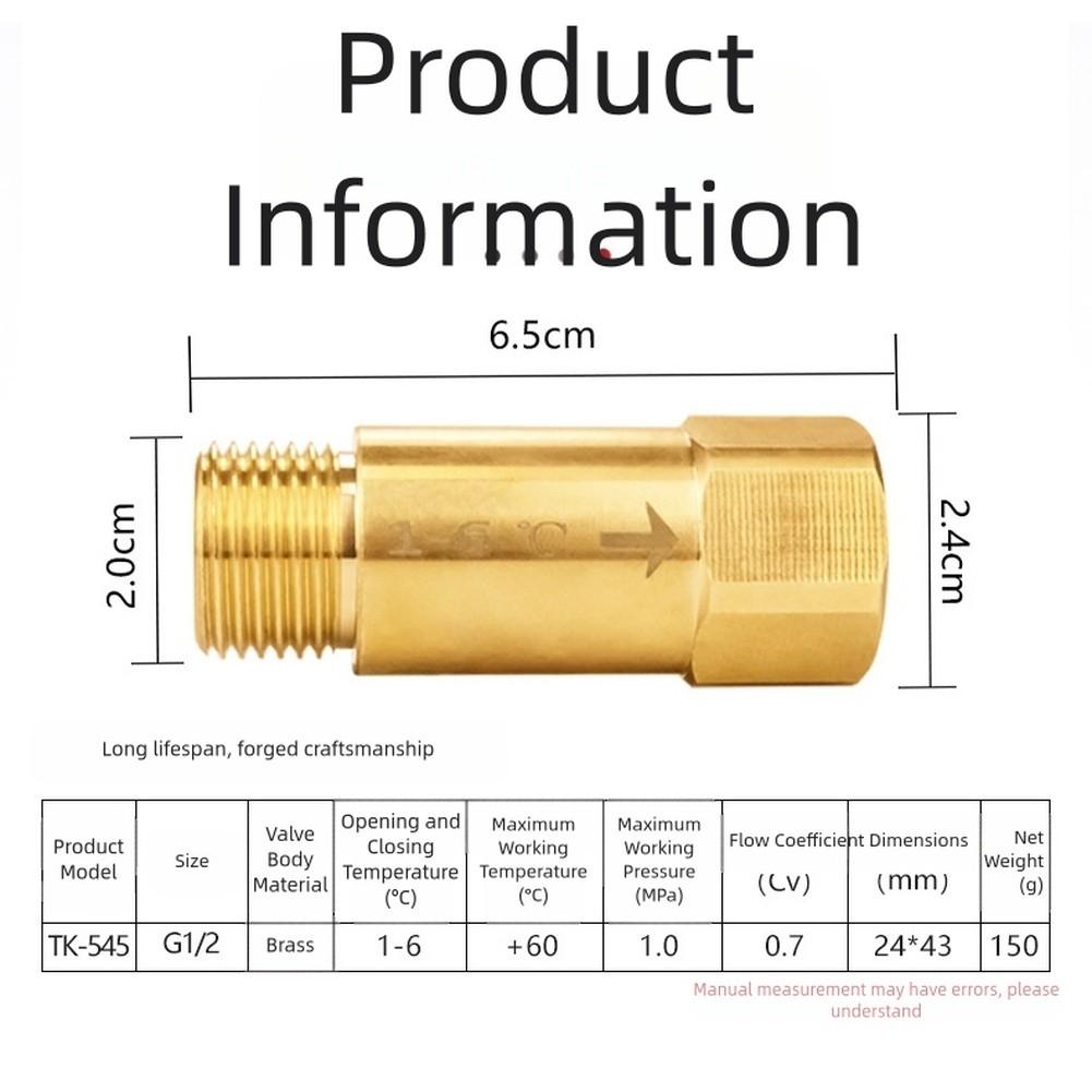 Supapă Antigel din Alamă Protecție Împotriva Înghețului Exterior Prevenire Îngheț