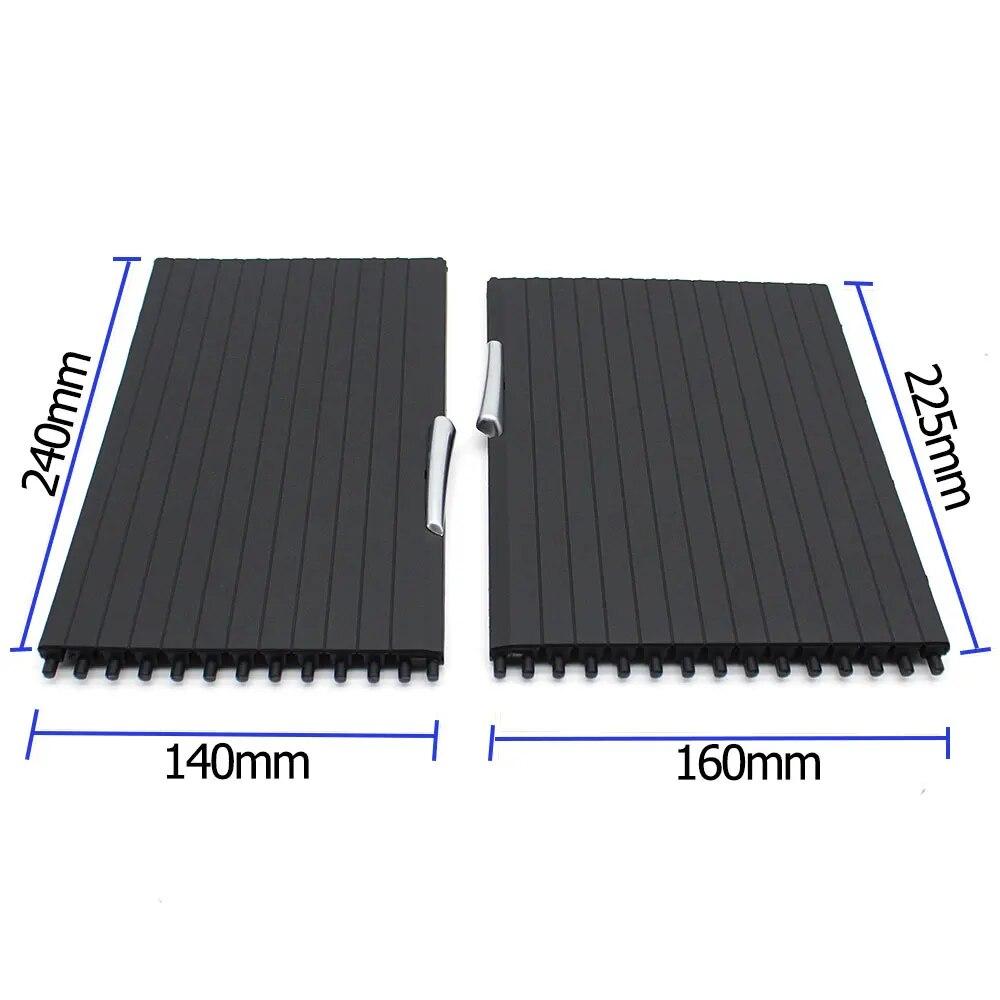 For BMW X5 X6 E70 E71 E72 Front Console Cup Holder Sliding Shutters Cover Trim Center Roller Blind Cover Replacement 2007-2014