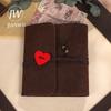 JIANWU Vintage Felt Paste Photo Album Black Inner Page Material Student Loose-leaf Album Creative Journal Supplies Stationery