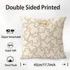 CRAFTED WITLOVE T-tous Pillow Case Plush Fabric Soft Double Sided Print Sofa Cushion Cover Throw Pillow Covers