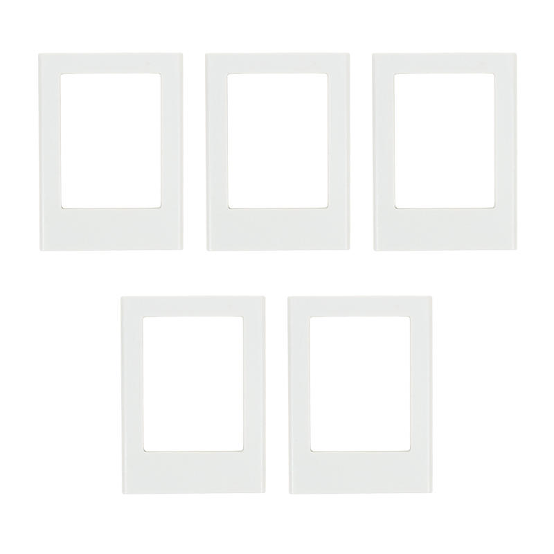 5PCS Lightweight Photo Frames Wall Desktop Reusable Photocards Displaying Sign Paintable Picture Frames for Office Home