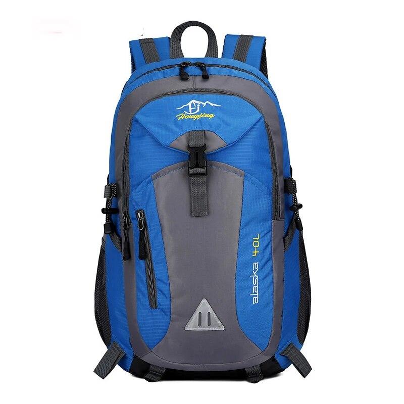 Classic Men Backpack Nylon Waterproof Men Casual Outdoor Travel Backpack Hiking Camping Mountaineering Backpack Sports Bag Women