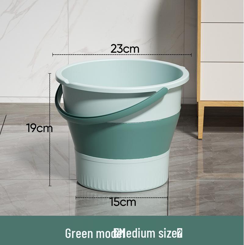 Collapsible Portable Water & Trash Bucket for Travel, Fishing, Outdoor & Home Use