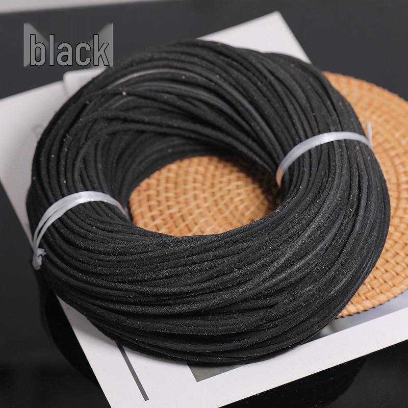 3.0mm Colorful Dyed Yak Leather Cord for DIY Bracelets & Necklaces
