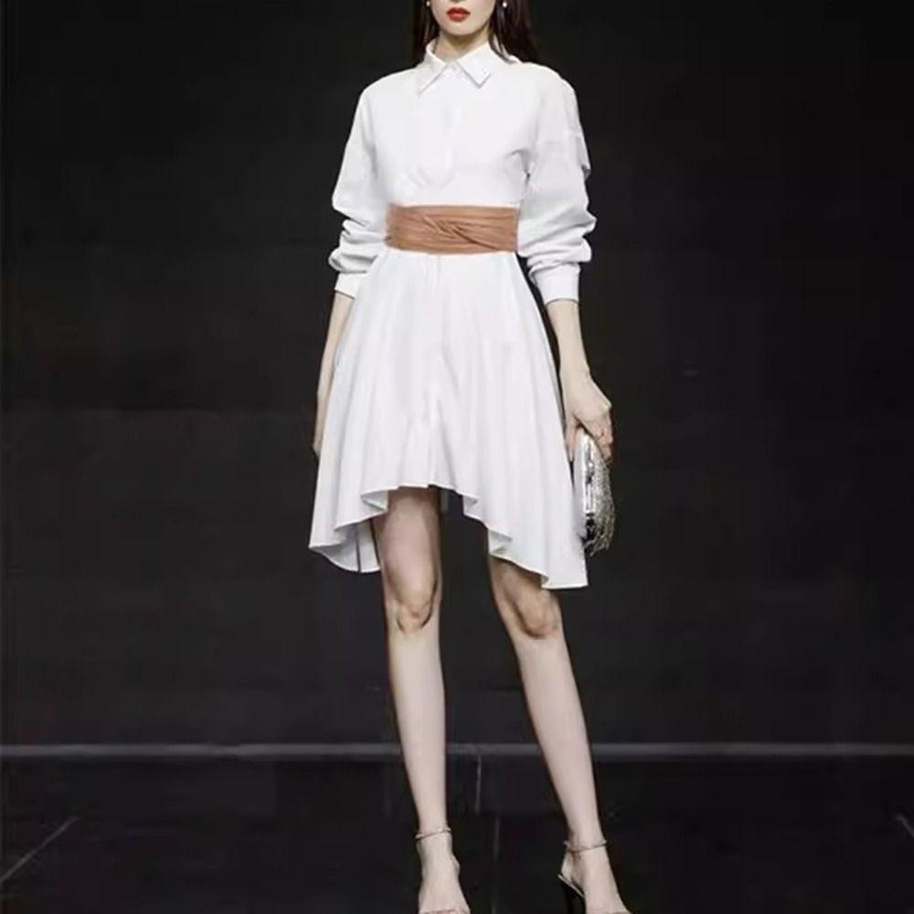 Elegant Wide Waist Belt Elastic Dress Decoration Belts Vintage Women Waistband  Girls