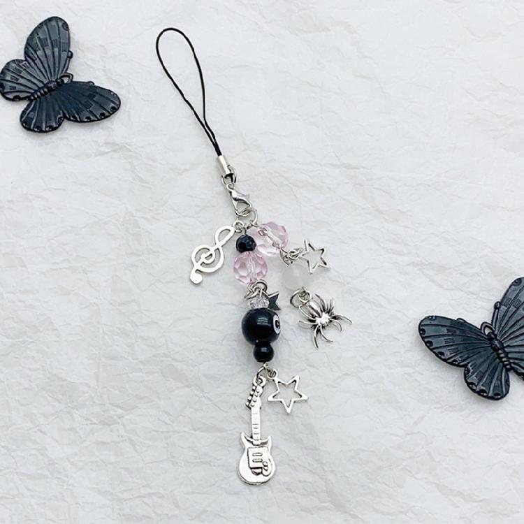 Eye Catching Phone Pendant Star Keychain Phone Charm Keyringfor Women and Girls