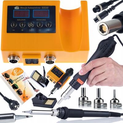 2-in-1 Soldering Station (Hot-Air and 900M) Rosfix Orange Husky OH660 Electric S Series