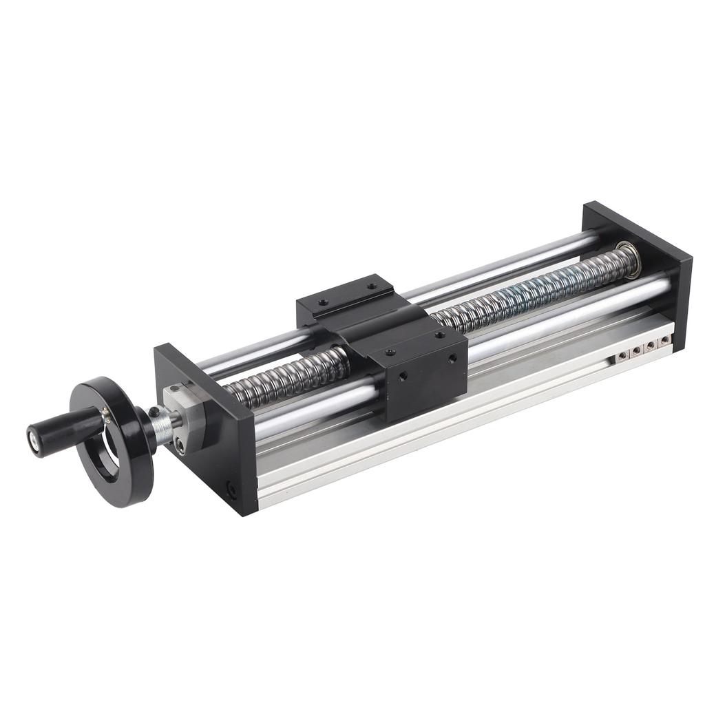 Lineare Schiebebühne 2?Manueller Schiebetisch mit Kugelachse, präzise Führungsplattform, 200 mm Hub