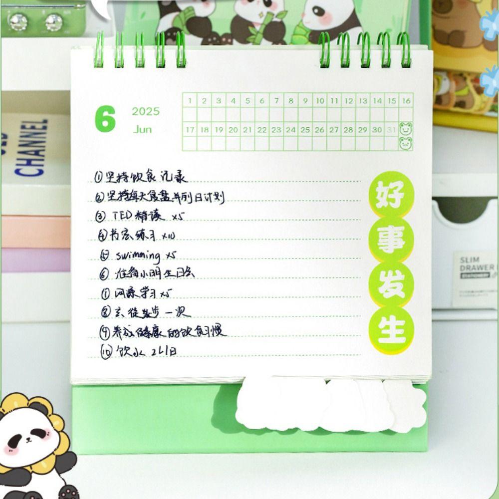 Standing Flip Capybara Desk Calendar Kalendar 2025 Calendar Ornaments  Itinerary Record
