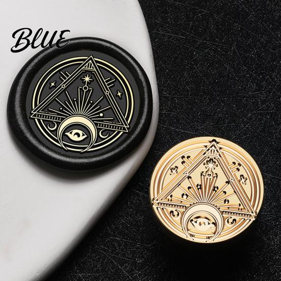 European Relief Seal Vintage Magic Themed Wax Stamp Head Solid Brass Exquisite Notebook Decoration Tool Engraved Sealing Head for Journal Envelope