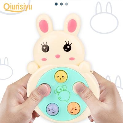 Fun Cartoon Shape Exercise Responsiveness Portable Finger Training Toy with Hanging Rope Children Gift Brain Game