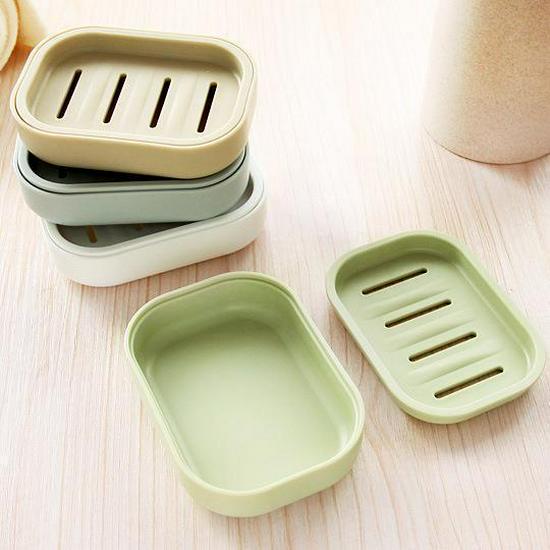 Double-Layer Japanese Soap Dish: Portable, Draining, and Creative Plastic Soap Holder