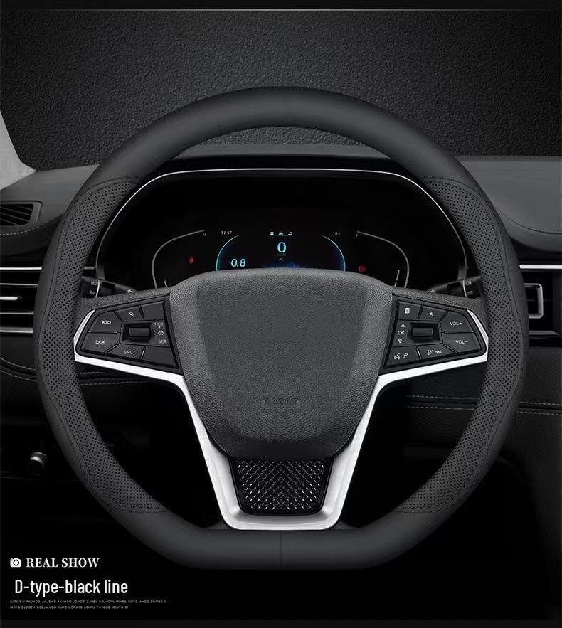 Vier Jahreszeiten Universal Lenkradbezug - Klassisch, stilvoll und reißfestes Autoinnenraumzubehör.