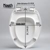 Miling Thickened Universal Antibacterial Toilet Seat