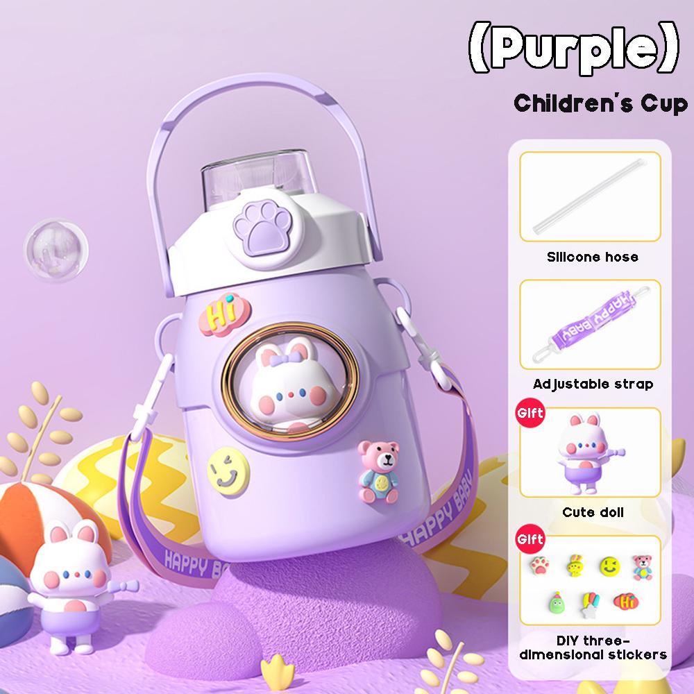 

650 мл детская термобутылка для воды для детей, кружка-термос с соломой, термосы из нержавеющей стали, стакан-термос, без BPA 650ML