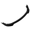 3PCS Front Bumper Lip Spoiler Body Kit Glossy Black Improve Stability UV Protection Sporty for GT