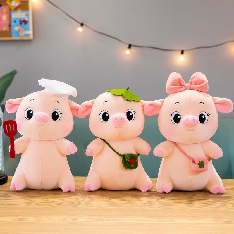 Plush Pig Doll Stuffed Animal Toy Office Nap Pillow Home Decoration Kids Gifts