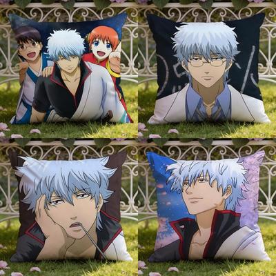 Anime G-Gintama Kissenbezug Home & Auto Doppelszenen Kissenbezug: Wendbar für Premium-Komfort
