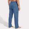 Men's Loose Casual Multi-pocket Work Pants, Youth Stretch Waist Drawstring  Pants