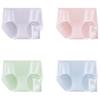 Lijuhong Women's 100% Cotton Antibacterial Mid-Waist Briefs
