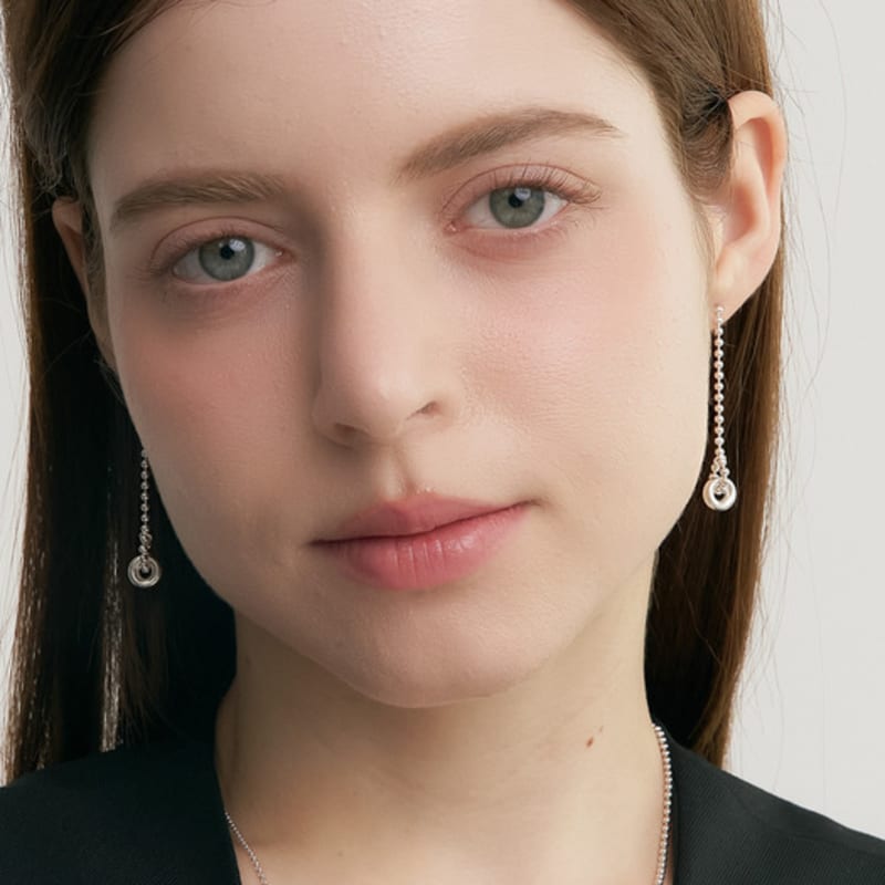 UNI.J [Cotidiano]Infinity Ball Silver Earring Ie402