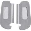 Sun Visor Cover, Replacement Gray Leather Cover Skin Compatible with Dodge RAM 1500 2500 1994-2001