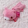 Y2K Bloody Bear Knitted Pencil Case Pink Bear Crochet Makeup Bag Gothic Aesthetic Stationery Pouch Harajuku School Supplies