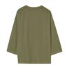 Designer Spring Summer Men's Casual Cotton Linen Color Long Sleeve Shirts Loose Stand Collar Shirts