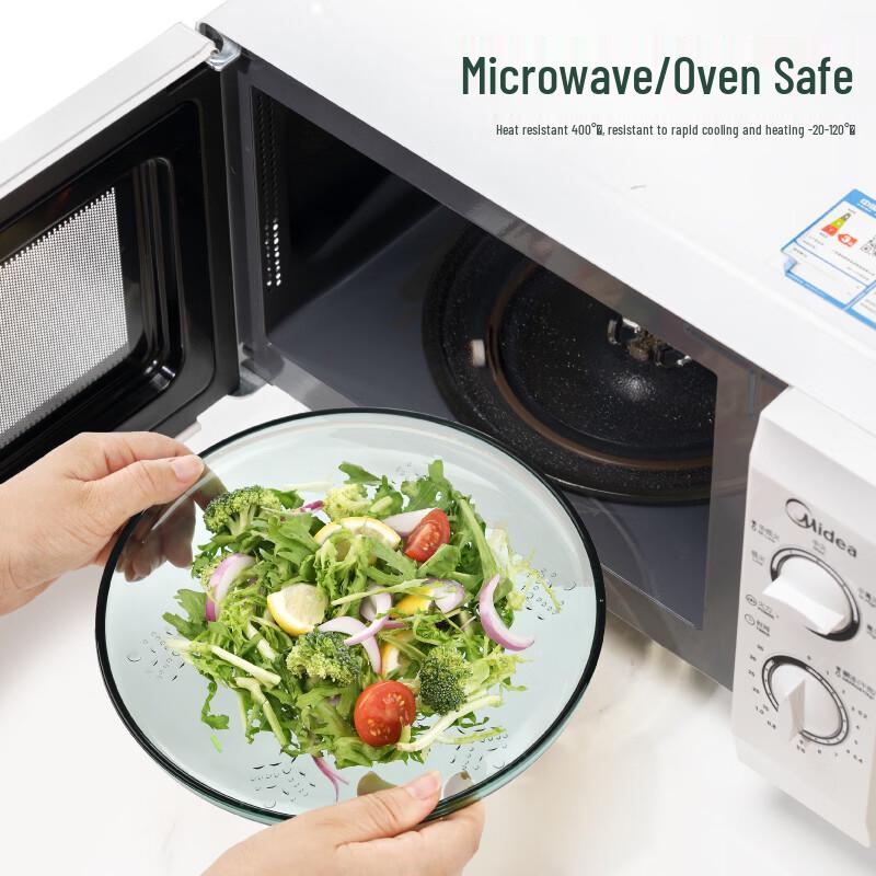 

Скандинавська скляна тарілка для салату у формі сніжинки