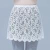 Versatile Lace Hoodie with Butt Curtain: Perfect Base Layer for Autumn, Pairs with Lace-Hemmed Midi Skirt.