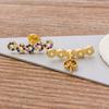Nidin Luxury Female Crystal Zircon Stone Earrings Fashion Copper CZ Rainbow Jewelry Romantic Boho Stud Earrings For Women Girls