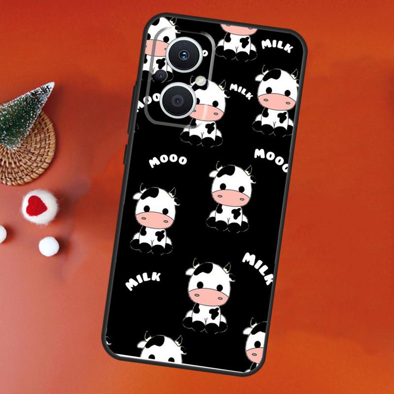 Cut Cow Case For OPPO Find X9 X8 X5 Pro OPPO Reno 11F 12F 13F 14F 7 8 Lite 10 11 12 13 14 Pro Cover