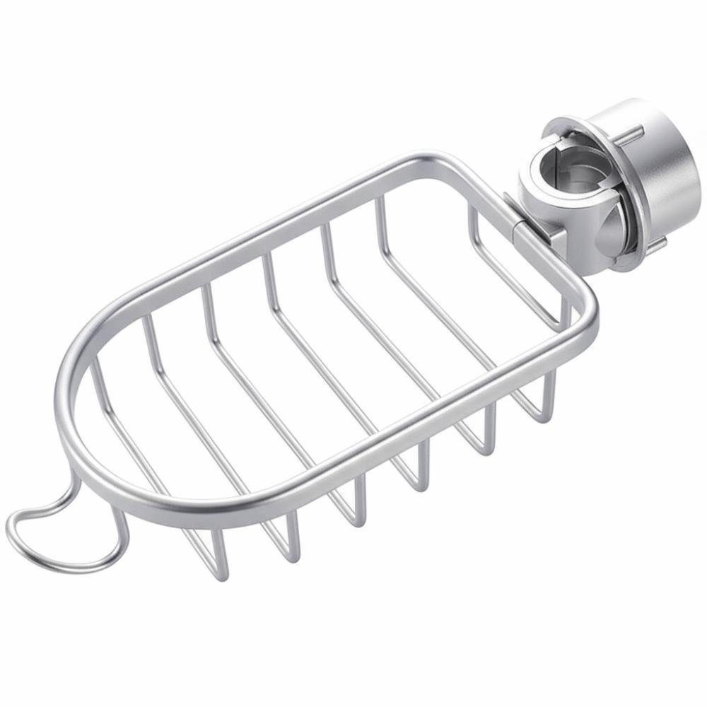

Space Aluminum Soap Dish Holder Single Layer Shower Soap Saver Bathroom Accessories