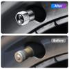4Pcs Car Wheel Tire Valve Caps Tyre Stem Cover Bolt-In Accessories For Mitsubishi Ralliart Lancer EX Outlander 3 Pajero 4 ASX