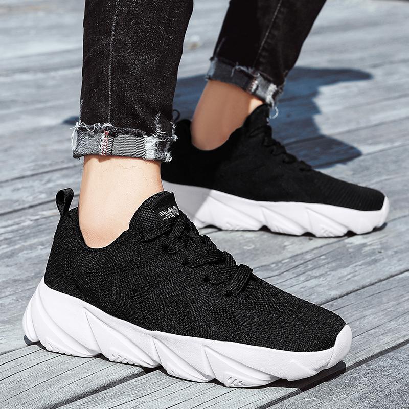 Fashion New Man Shoes Breathable Casual Sneakers Summer White Running Women Lightweight Soft Sports Shoe for Male Large Size 35-46