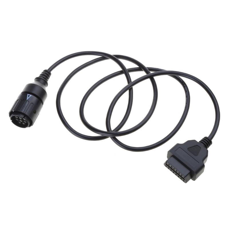 Adaptérový kabel 10 pinů na 16 pinů OBD2 Konektor adaptéru Diagnostický kabel Odolný