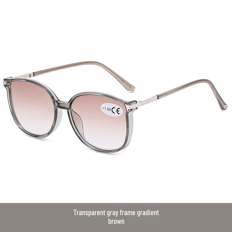 

Stylish European & American Large Frame Multifocal Reading Glasses +2.50