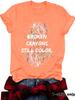 New Summer Women's Short Sleeve Striped Letter T-shirt - European & American Trend