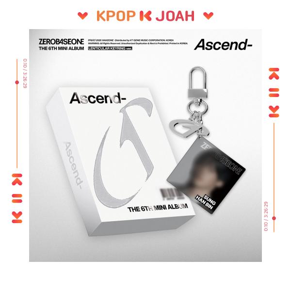 ZEROBASEONE (ZB1) [Ascend-] 6th Mini Album (LENTICULAR KEYRING Ver.)