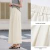 Xiangying Women's High-Waist Straight Wide-Leg Suit Pants