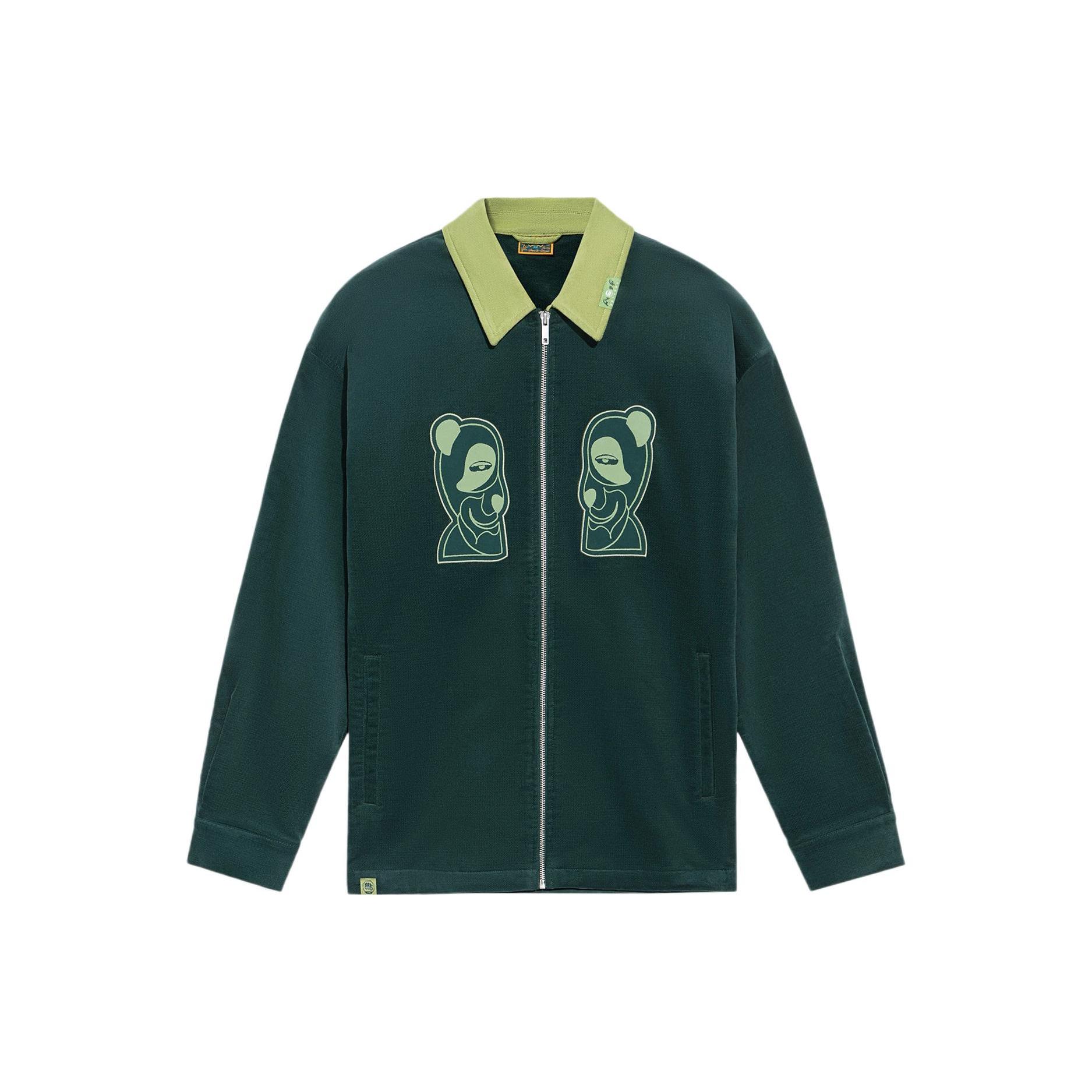 Мужская куртка Li Ning Badfive Зеленая AFDRA33-3 XL