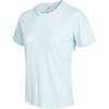 Adidas Logo Print Round Neck American Vintage Short Sleeve T-Shirt Women T-Shirts Light-Blue HL1456