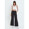 Women's Pocketed Slit Sweatpants Trousers