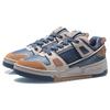 New LiNing Anti Slip Wear Resistant Low Top Skateboard Shoes Men's Blue White Brown AGCR297-2